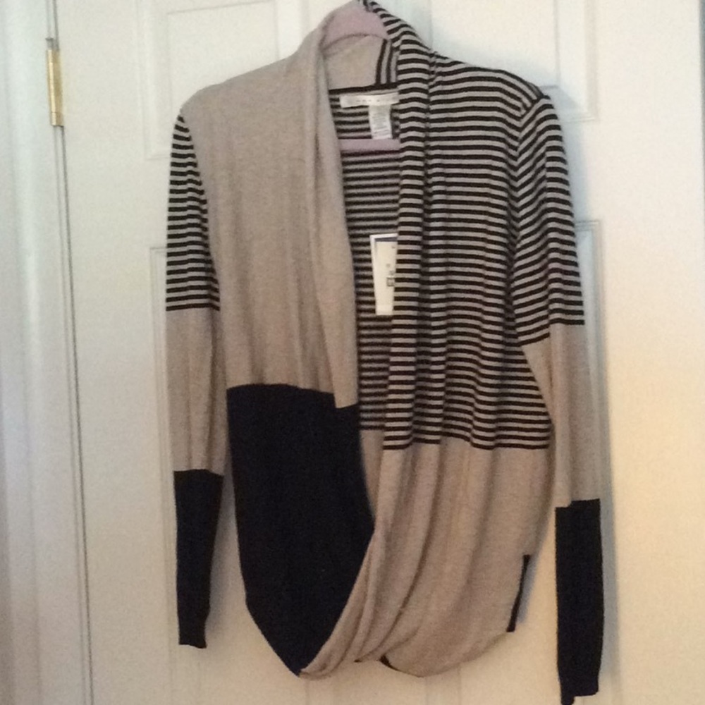Striped cardigan